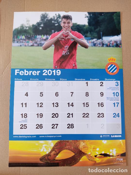 Sammelleidenschaft Sport: MARC ROCA FEBRER TIPO LAMINA POSTER 1 P&Aacute;GINA CALENDARIO 2019 ESPANYOL LIGA FUTBOL 19-20