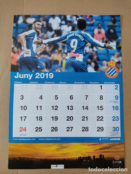 Collectionnisme sportif: SERGIO GARCIA LEO BAPTISTAO JUNY TIPO LAMINA POSTER 1 P&Aacute;G CALENDARIO 2019 ESPANYOL LIGA FUTBOL 19-20