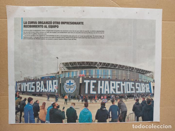 Collectionnisme sportif: ESPANYOL AFICI&Oacute;N CURVA RCDE ULTRAS P&Oacute;STER DIARIO LA GRADA 20-21 TE VIMOS BAJAR TE HAREMOS SUBIR