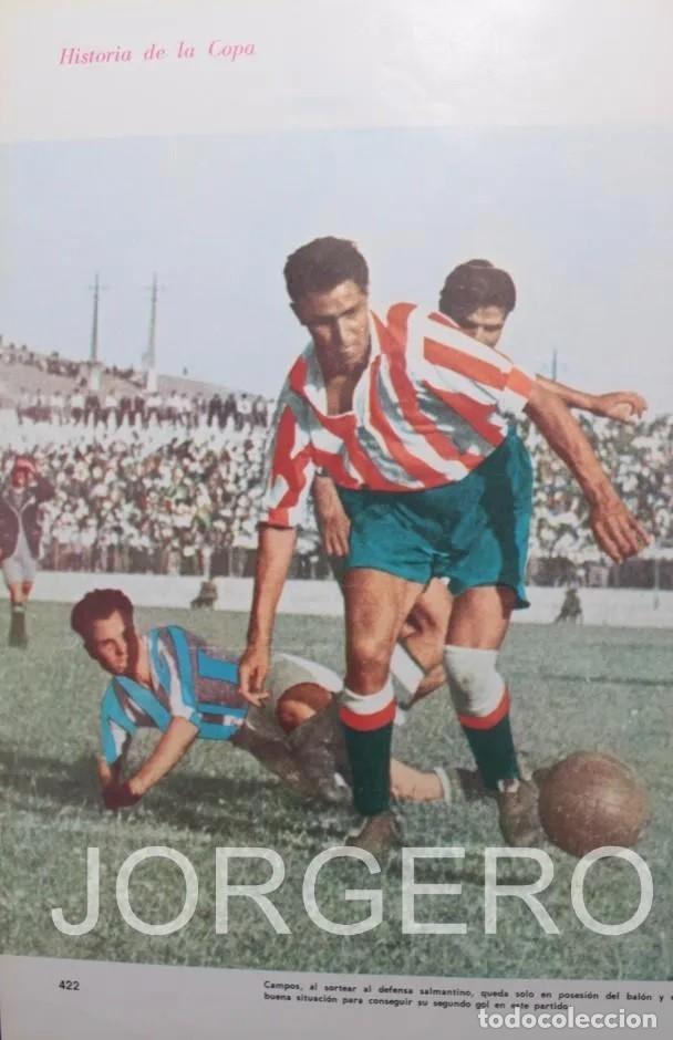 Sammelleidenschaft Sport: CAMPOS. AT. AVIACI&Oacute;N COPA 1941-1942. GOL ANTE EL SALAMANCA. HOJA DE REVISTA