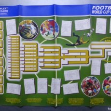 Coleccionismo deportivo: FOOTBALL CUP WORLD POSTER, HEWLETT PACKARD, AÑO 1998
