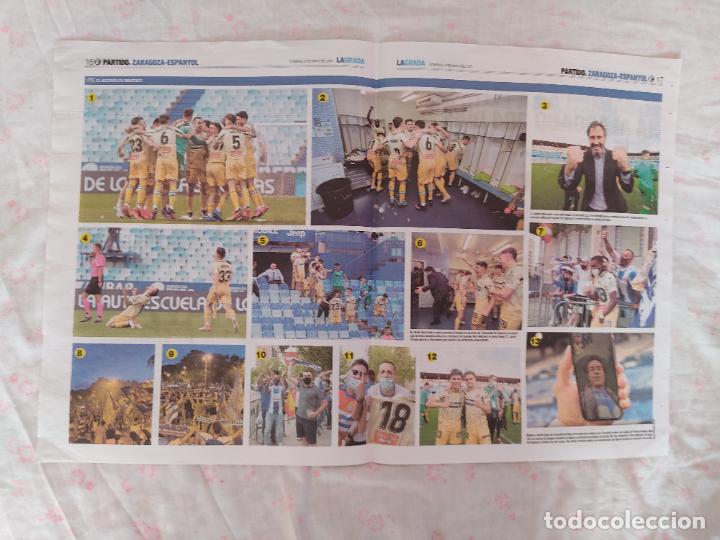 Collectionnisme sportif: ESPANYOL P&Oacute;STER 2 PAG DIARIO GRADA CELEBRACI&Oacute;N ASCENSO LIGA FUTBOL 2020-2021 GRACIAS PERICOS 20-21