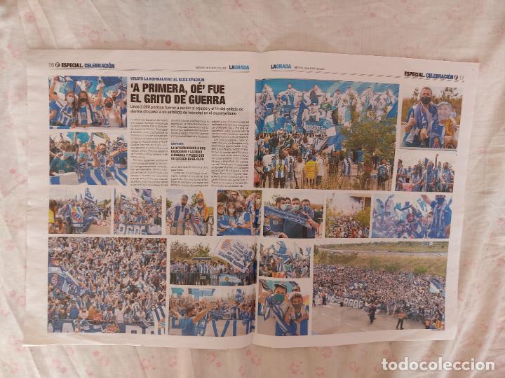 Collectionnisme sportif: ESPANYOL P&Oacute;STER 2 PAG DIARIO GRADA LIGA FUTBOL 2020-2021 CELEBRACI&Oacute;N ASCENSO 20-21 AFICION JUGADORES