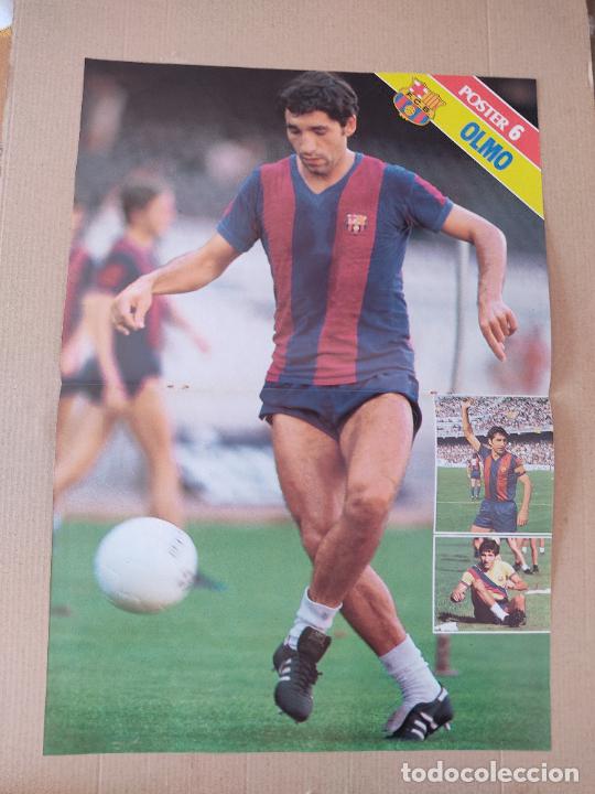 Collezionismo sportivo: OLMO ANTIGUO P&Oacute;STER 2 P&Aacute;GINAS REVISTA BARCELONA BAR&Ccedil;A F&Uacute;TBOL A&Ntilde;OS 70-80 ESTELLA PUBLICIDAD LENCOS