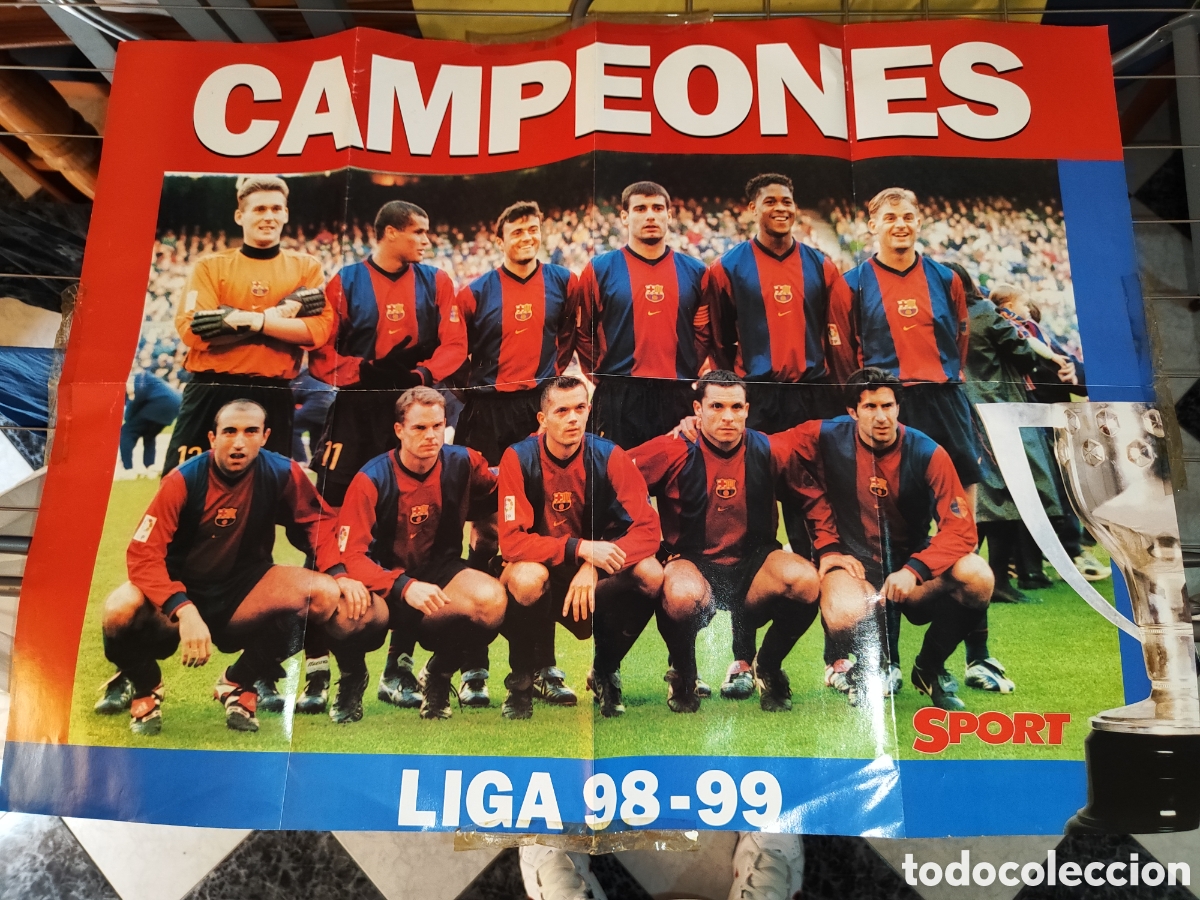 Coleccionismo deportivo: ANTIGUO POSTER BAR&Ccedil;A - Foto 1