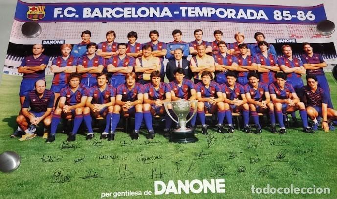 póster de fútbol sport fcb barça barcelona 1985 - Compra venta en