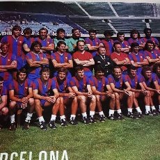 Coleccionismo deportivo: POSTER PLANTILLA FUTBOL CLUB BARCELONA 1978-1979 70 X 50 CM.. Lote 400988464