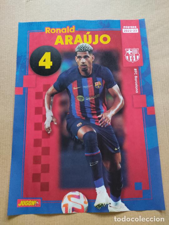Collectionnisme sportif: ARAUJO BARCELONA BAR&Ccedil;A MEMPHIS DEPAY ATLETICO MADRID 22-23 DOBLE P&Oacute;STER 1P&Aacute;G REVISTA JUG&Oacute;N 2022-2023