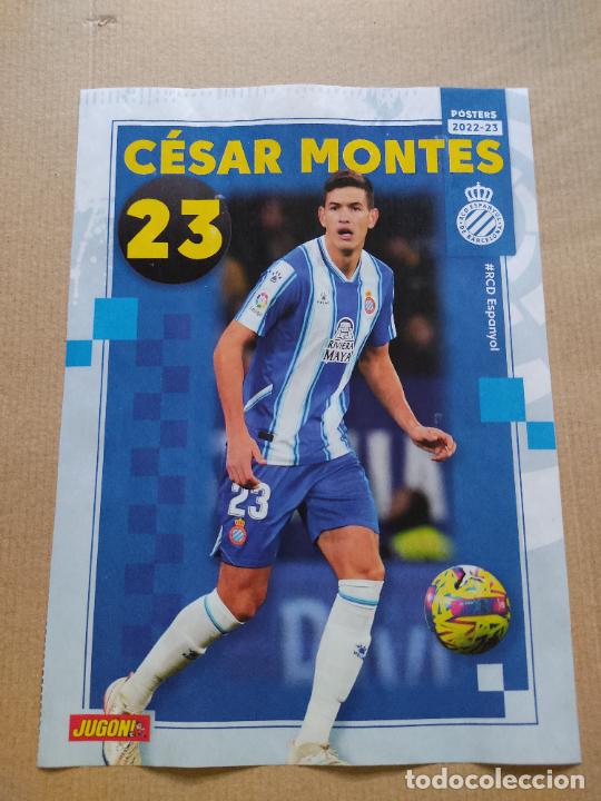 Collectionnisme sportif: CESAR MONTES ESPANYOL IAGO ASPAS CELTA DE VIGO 22-23 DOBLE P&Oacute;STER 1 P&Aacute;G REVISTA JUG&Oacute;N 2022-2023