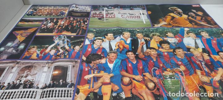 Coleccionismo deportivo: POSTER DE GRAN TAMA&Ntilde;O . BARCELONA CAMPEON DE EUROPA - WEMBLEY . A&Ntilde;O 1992 . REVISTA HOLA