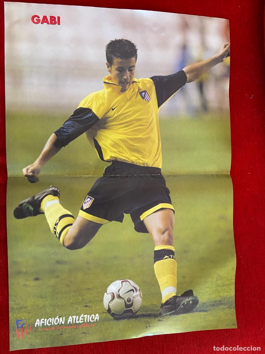 Collectionnisme sportif: DOBLE POSTER ATLETICO MADRID GABI FERNANDEZ Y ONCE ALINEACION ATLETICO MADRID B