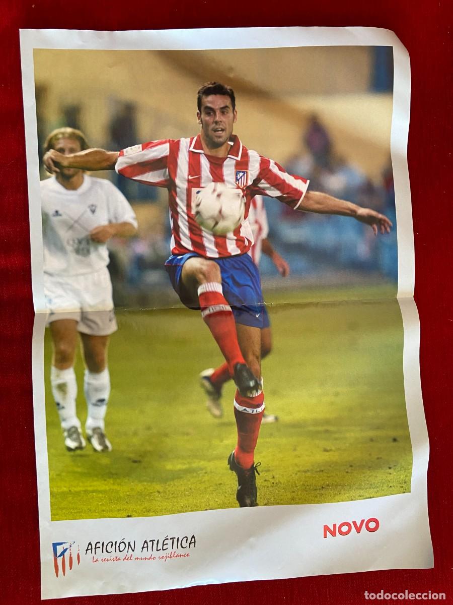 Collectionnisme sportif: DOBLE POSTER ATLETICO MADRID ALVARO NOVO Y TOCHE RAYO VALLECANO