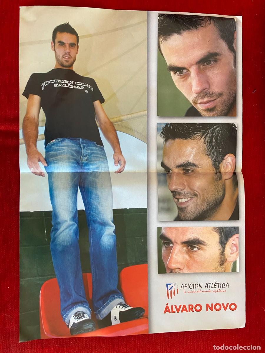 Collectionnisme sportif: DOBLE POSTER ATLETICO MADRID ALVARO NOVO Y SANTI DENIA VALENCIA