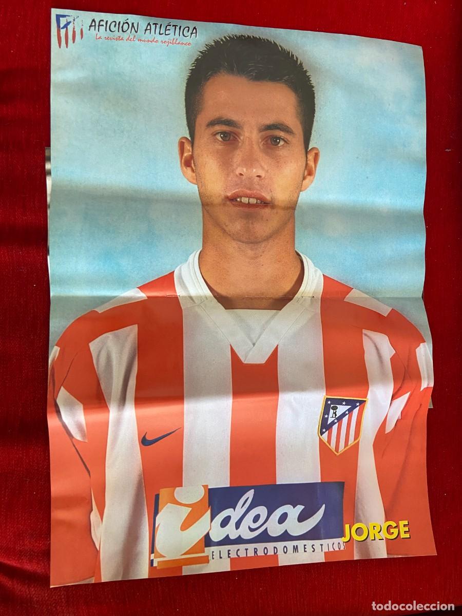 Collectionnisme sportif: DOBLE POSTER ATLETICO MADRID JORGE Y MONO BURGOS