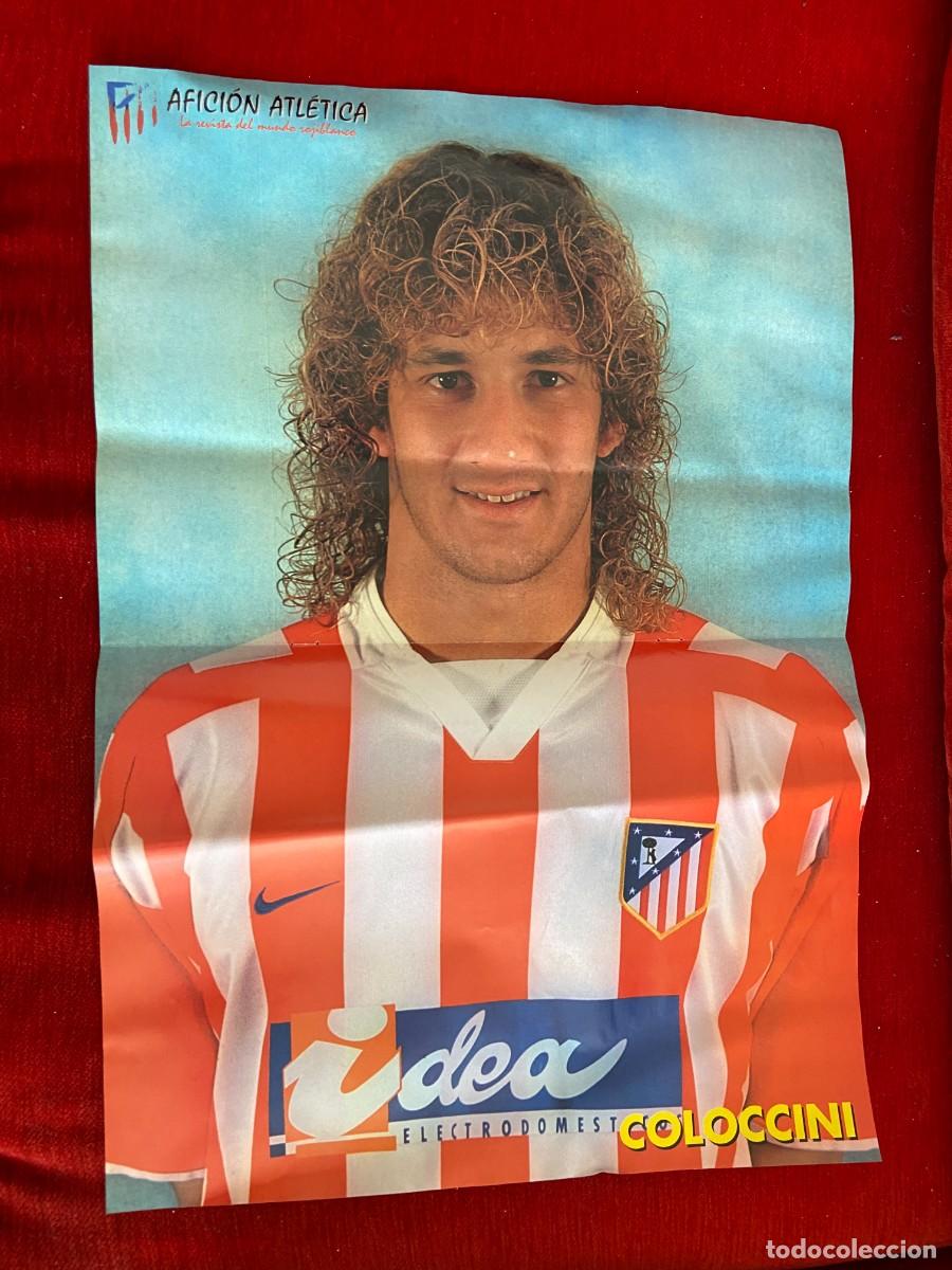 Collectionnisme sportif: DOBLE POSTER ATLETICO MADRID COLOCCINI Y GARCIA CALVO