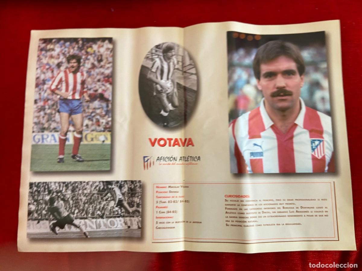 Collectionnisme sportif: DOBLE POSTER ATLETICO MADRID VOTAVA Y JAVI MORENO