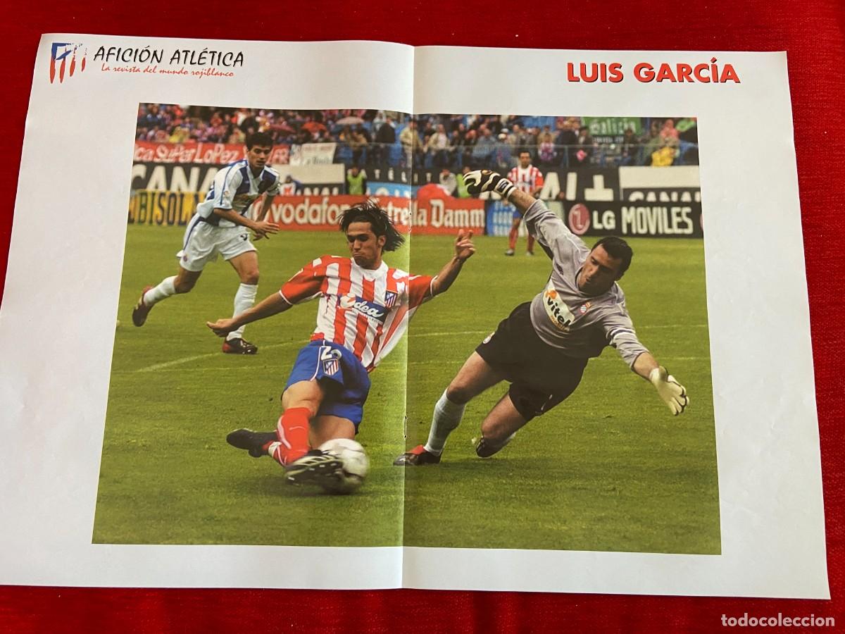 Collectionnisme sportif: DOBLE POSTER ATLETICO MADRID LUIS GARCIA Y JULIO IGLESIAS SANTAMARIA