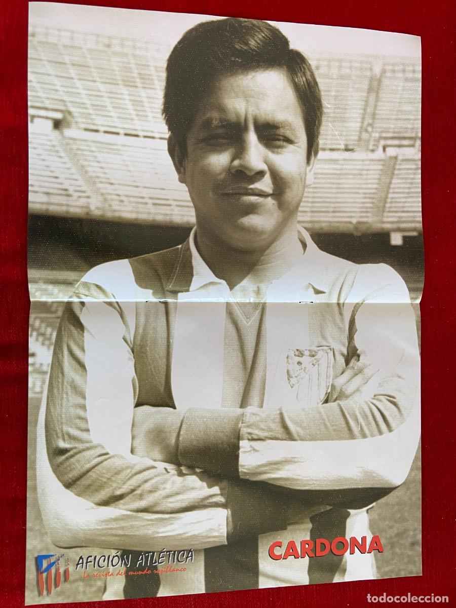Collectionnisme sportif: DOBLE POSTER ATLETICO MADRID JOSE CARDONA Y JOSE MARIA MOVILLA