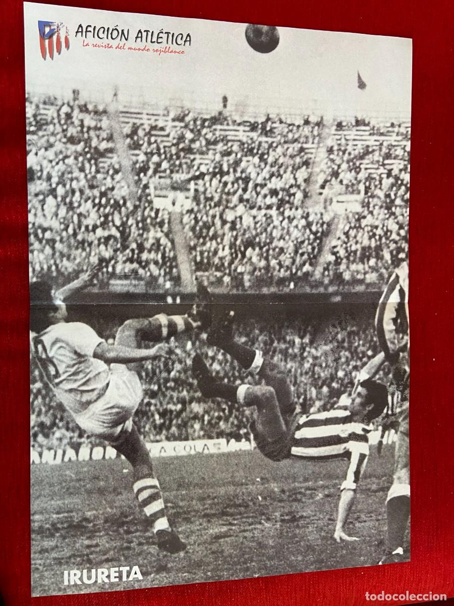 Collectionnisme sportif: DOBLE POSTER ATLETICO MADRID JAVIER IRURETA Y JULIO PRIETO