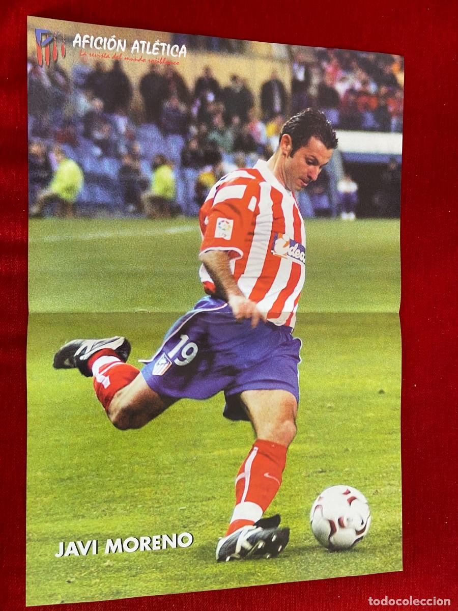 Collectionnisme sportif: DOBLE POSTER ATLETICO MADRID JAVI MORENO Y RAMON GABILONDO ATLETICO AVIACION