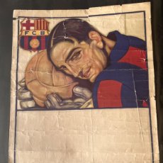 Coleccionismo deportivo: CARTEL DEL FÚTBOL CLUB BARCELONA 1910’S. ARTIFUTBOL. Lote 401660244