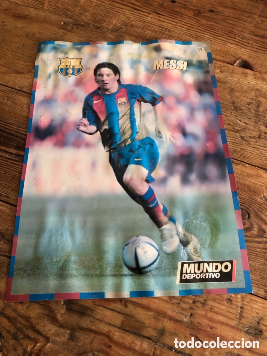 Coleccionismo deportivo: Poster Messi Rookie. N14. - Foto 1