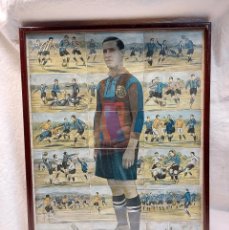 Coleccionismo deportivo: AGUSTIN SANCHO FC BARCELONA AÑO 1921, CHOCOLATE JAIME BOIX PUZZLE 18 CROMOS FOOT BALL. Lote 402465974