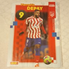 Coleccionismo deportivo: -POSTER DE FUTBOL DE MEMPHIS DEPAY ( AT.MADRID ) TEMPORADA 22-23