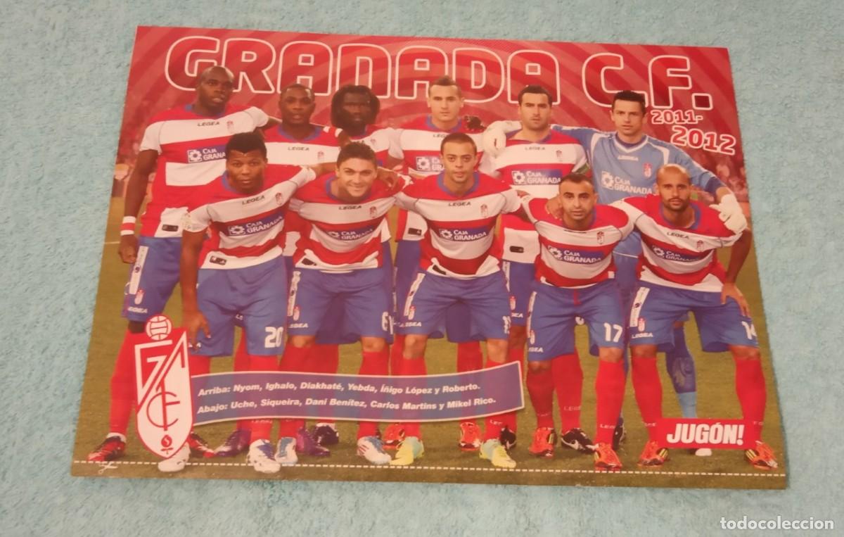 Collectionnisme sportif: -POSTER DE FUTBOL DEL GRANADA TEMPORADA 11-12