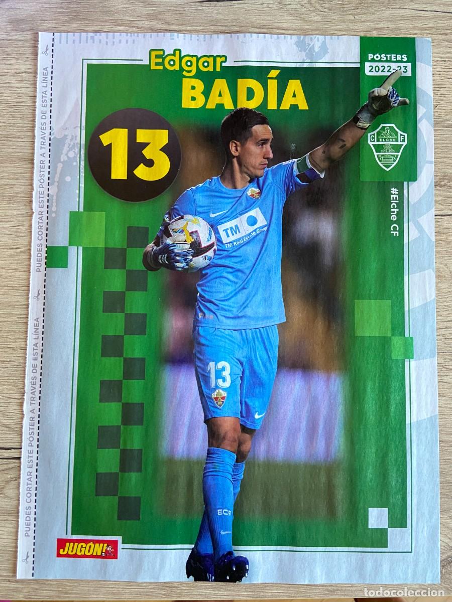 Collectionnisme sportif: CARTEL POSTER JUGON EDGAR BADIA ELCHE Y BRYAN GIL SEVILLA TEMPORADA 2022 2023