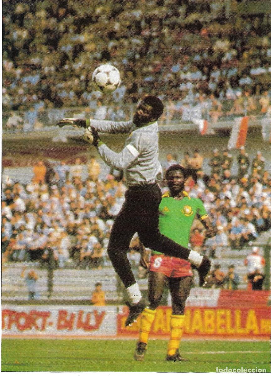 Collectionnisme sportif: SELECCI&Oacute;N DE F&Uacute;TBOL DE CAMER&Uacute;N: Gran recorte de Tommy N&acute;KONO. 1990