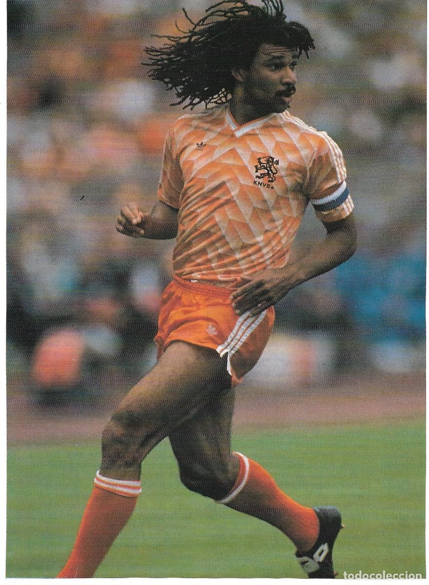 Collectionnisme sportif: SELECCI&Oacute;N DE F&Uacute;TBOL DE PAISES BAJOS: Gran recorte de Ruud GULLIT. 1990