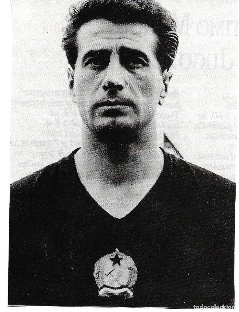 Collectionnisme sportif: SELECCI&Oacute;N DE F&Uacute;TBOL DE HUNGR&Iacute;A: Recorte de Josef BOSZIK