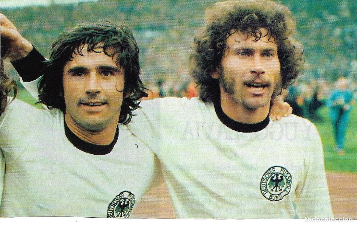 Collectionnisme sportif: SELECCI&Oacute;N DE F&Uacute;TBOL DE ALEMANIA(RFA): Recorte de MULLER y BREITNER