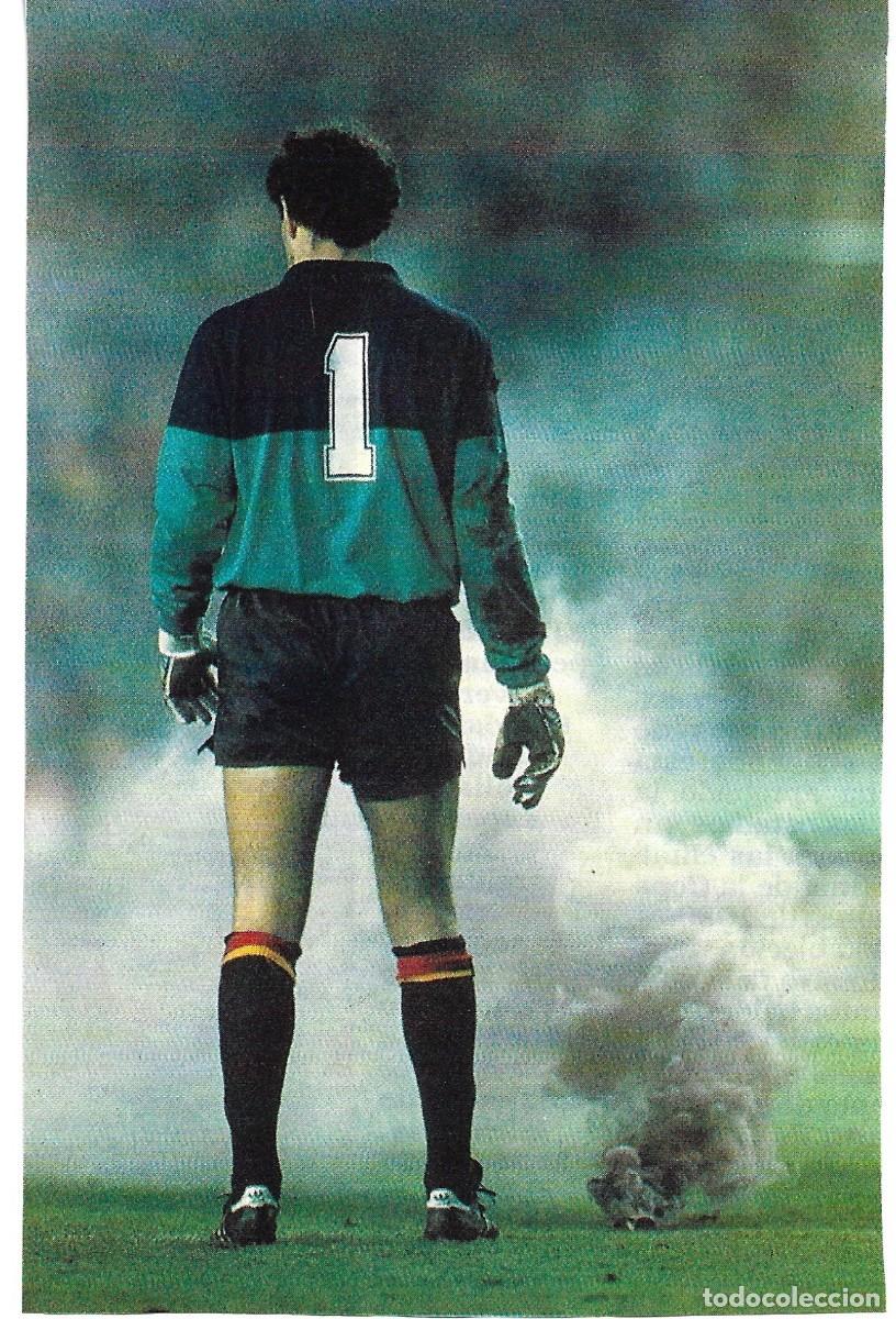 Collectionnisme sportif: SELECCI&Oacute;N ESPA&Ntilde;OLA DE F&Uacute;TBOL: Recorte de ZUBIZARRETA.