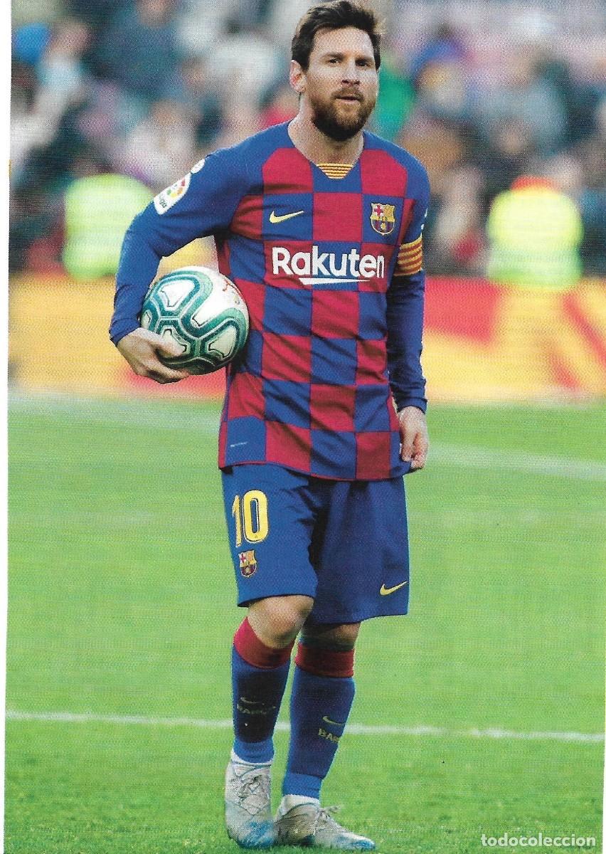 Coleccionismo deportivo: BAR&Ccedil;A: Gran recorte de LEO MESSI. 2020 - Foto 1