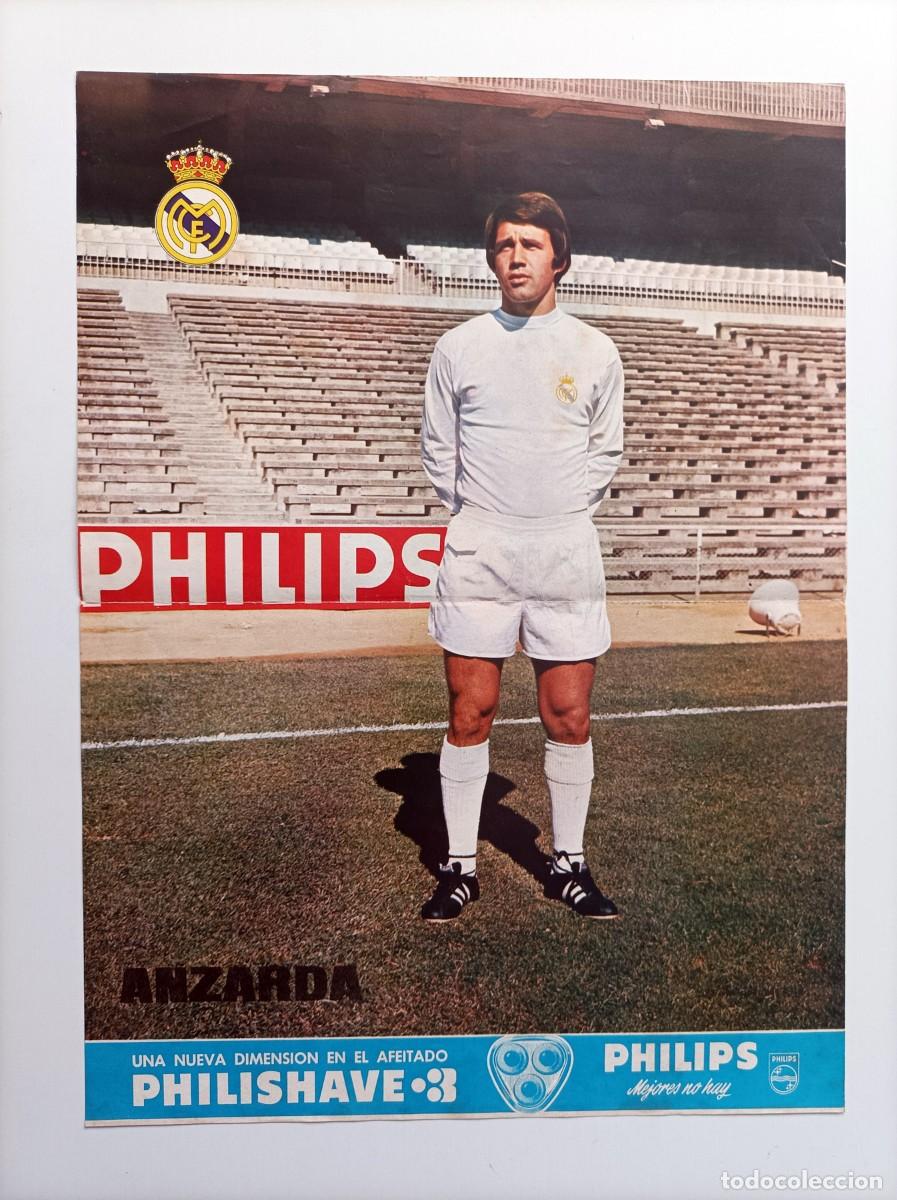 Coleccionismo deportivo: REAL MADRID - POSTER DE ANZARDA - Foto 1
