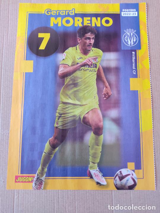 Collectionnisme sportif: GERARD MORENO VILLARREAL SORLOTH REAL SOCIEDAD LIGA 22-23 DOBLE P&Oacute;STER 1 P&Aacute;G REVISTA JUG&Oacute;N 2022-2023