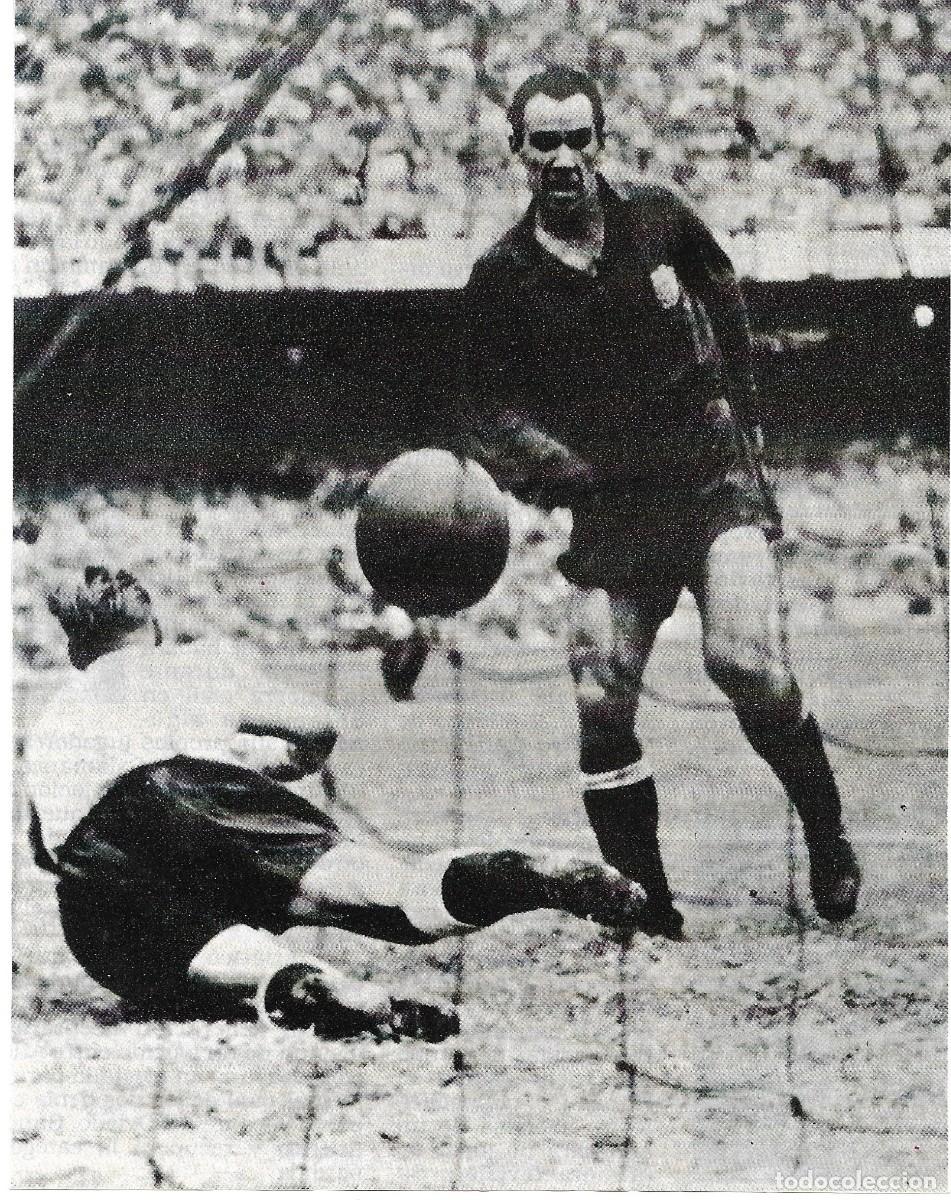 Collectionnisme sportif: SELECCI&Oacute;N ESPA&Ntilde;OLA DE F&Uacute;TBOL: Gran recorte del gol de Zarra a Inglaterra en Maracan&aacute;