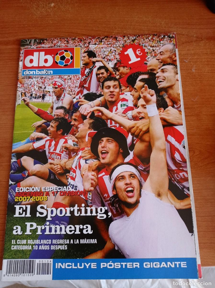 Collectionnisme sportif: P&oacute;ster acceso Sporting de Gij&oacute;n a primera. 2008.