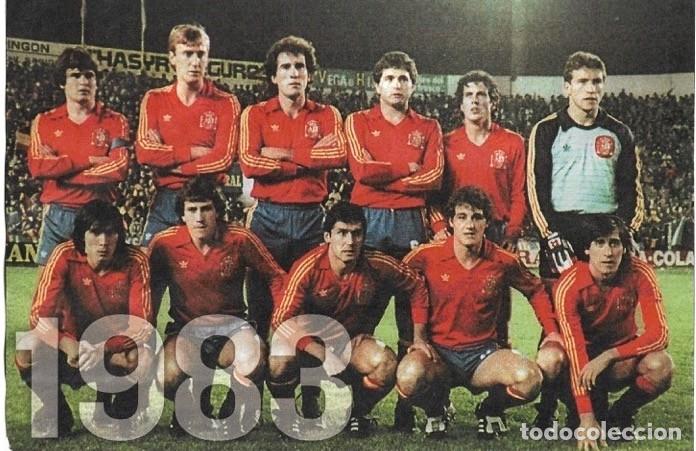 Collectionnisme sportif: SELECCI&Oacute;N ESPA&Ntilde;OLA DE F&Uacute;TBOL: Gran recorte del equipo que venci&oacute; 12-1 a Malta en 1983
