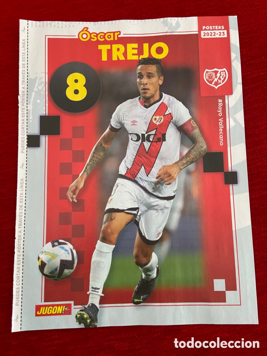 Sammelleidenschaft Sport: CARTEL POSTER JUGON OSCAR TREJO RAYO Y LUIS SUAREZ ALMER&Iacute;A TEMPORADA 2022 2023