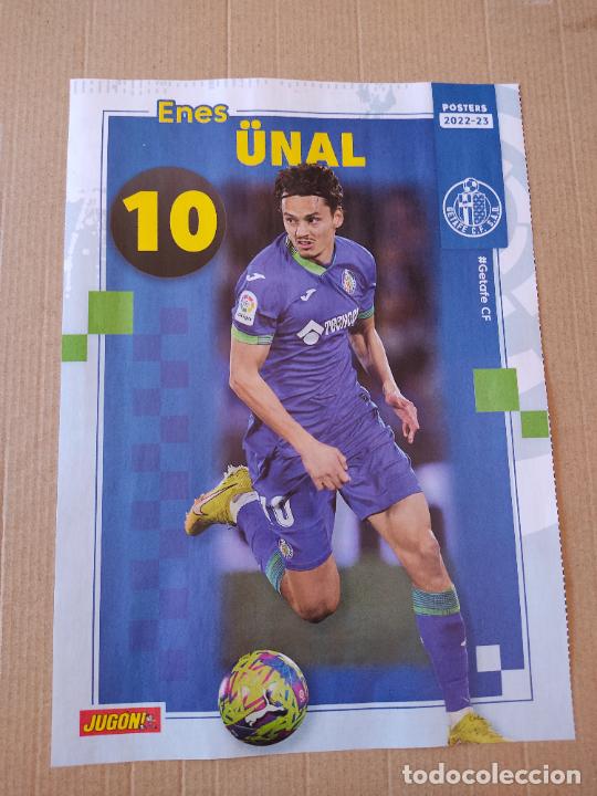 Collectionnisme sportif: ENES UNAL GETAFE LIGA FUTBOL 22-23 P&Oacute;STER 1 P&Aacute;GINA REVISTA JUG&Oacute;N 2022-2023