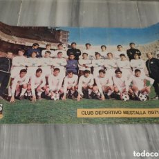 Coleccionismo deportivo: POSTER AS COLOR CLUB DEPORTIVO MESTALLA 1971/72
