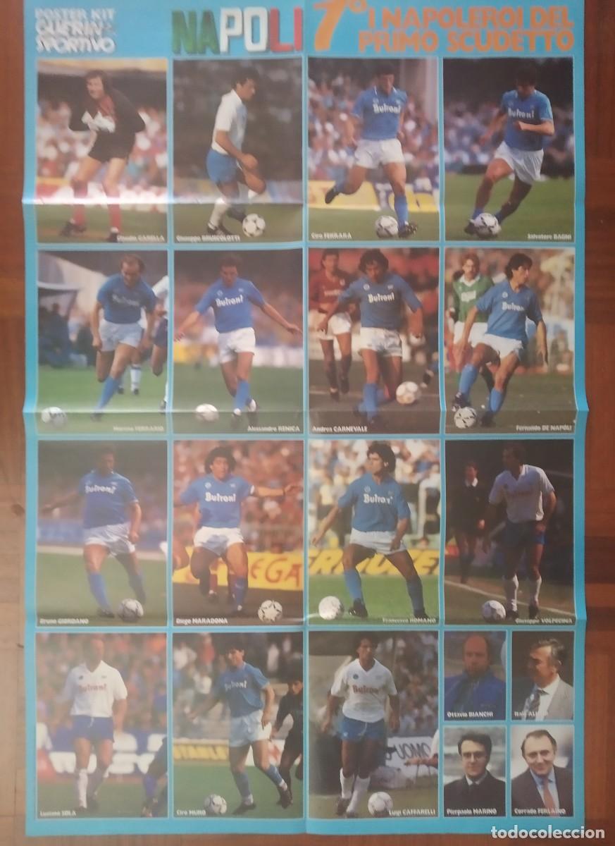 Coleccionismo deportivo: POSTER NAPOLI 86-87 - Foto 1