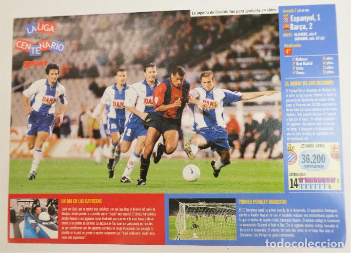 Collectionnisme sportif: LA LIGA DEL CENTENARIO FICHA