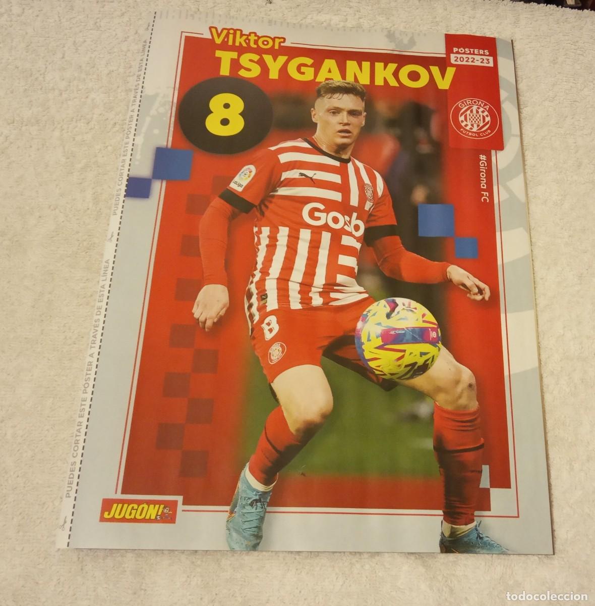 Sammelleidenschaft Sport: -POSTER DE FUTBOL DE TSYGANKOV ( GIRONA ) TEMPORADA 22-23