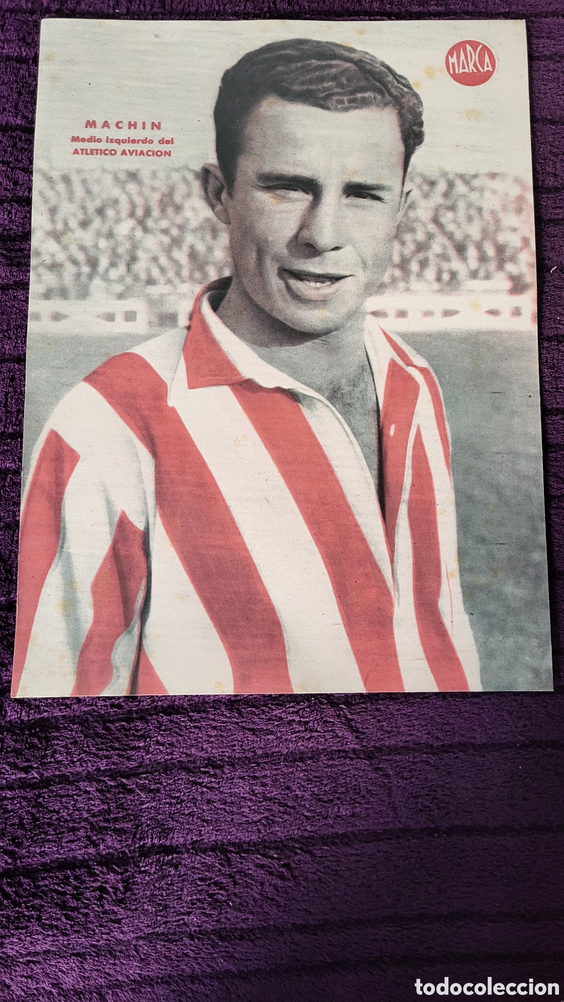 Sammelleidenschaft Sport: Lamina poster Machin del Atl&eacute;tico Aviaci&oacute;n