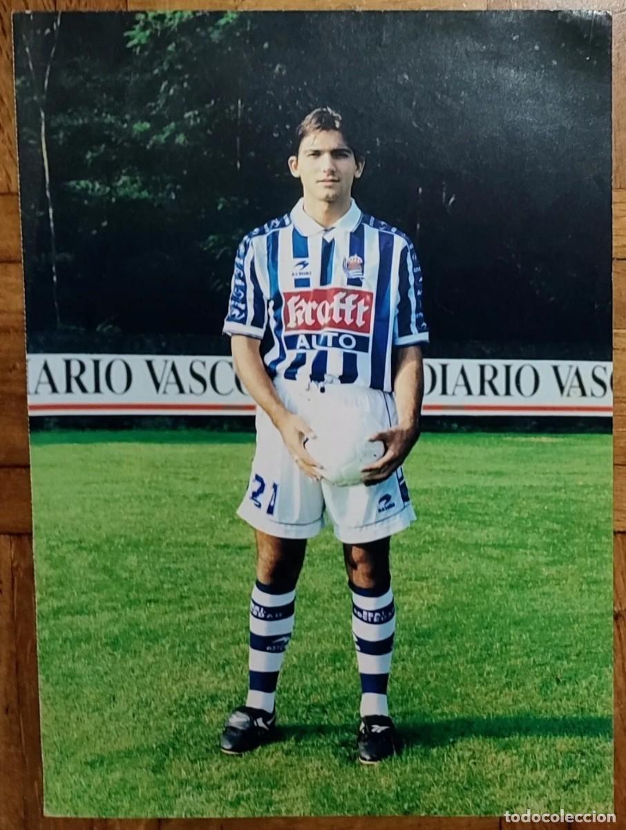 Coleccionismo deportivo: Poster De Paula Real Sociedad - Foto 1