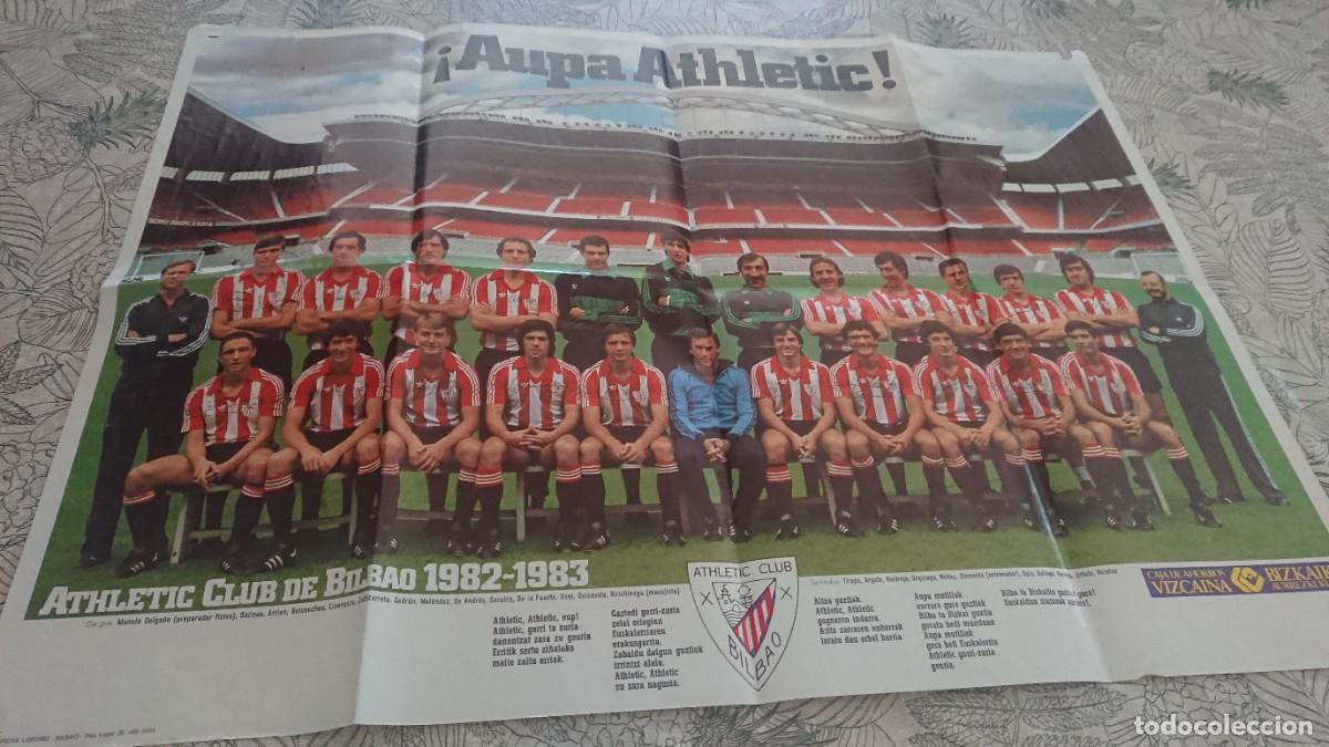 Coleccionismo deportivo: P&Oacute;STER ATL&Eacute;TICO BILBAO 1983 - Foto 2